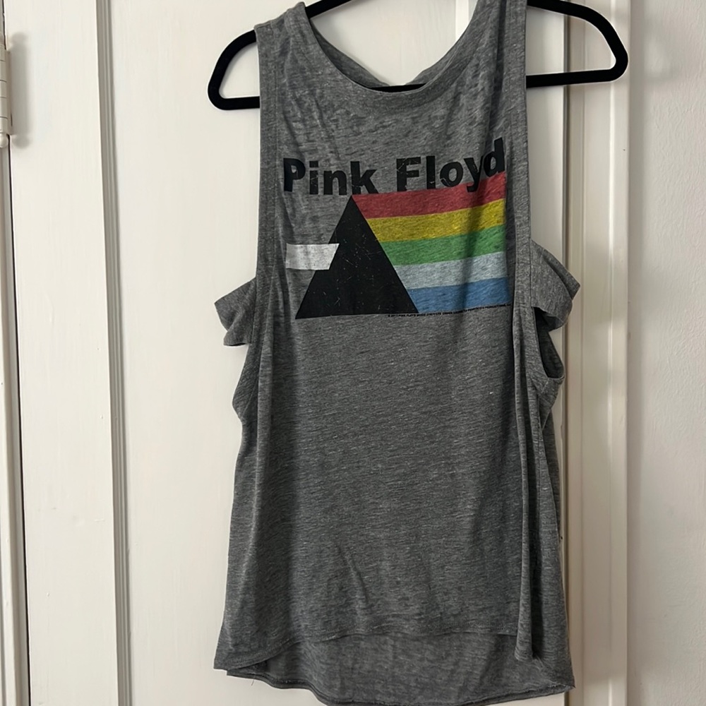Pink Floyd chaser graphic tank top
